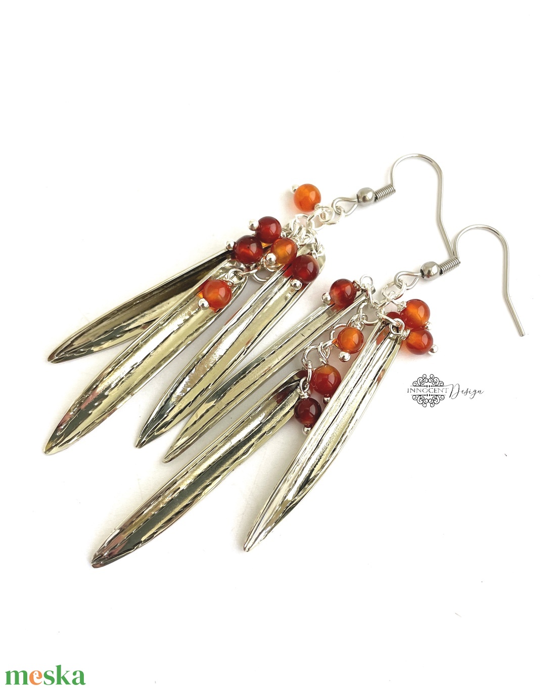 Fine nature - Fűzfalevél - alpakka fülbevaló  - ékszer - fülbevaló - lógó fülbevaló - Meska.hu Fine nature - Fűzfalevél - alpakka fülbevaló  - ékszer - fülbevaló - lógó fülbevaló - Meska.hu