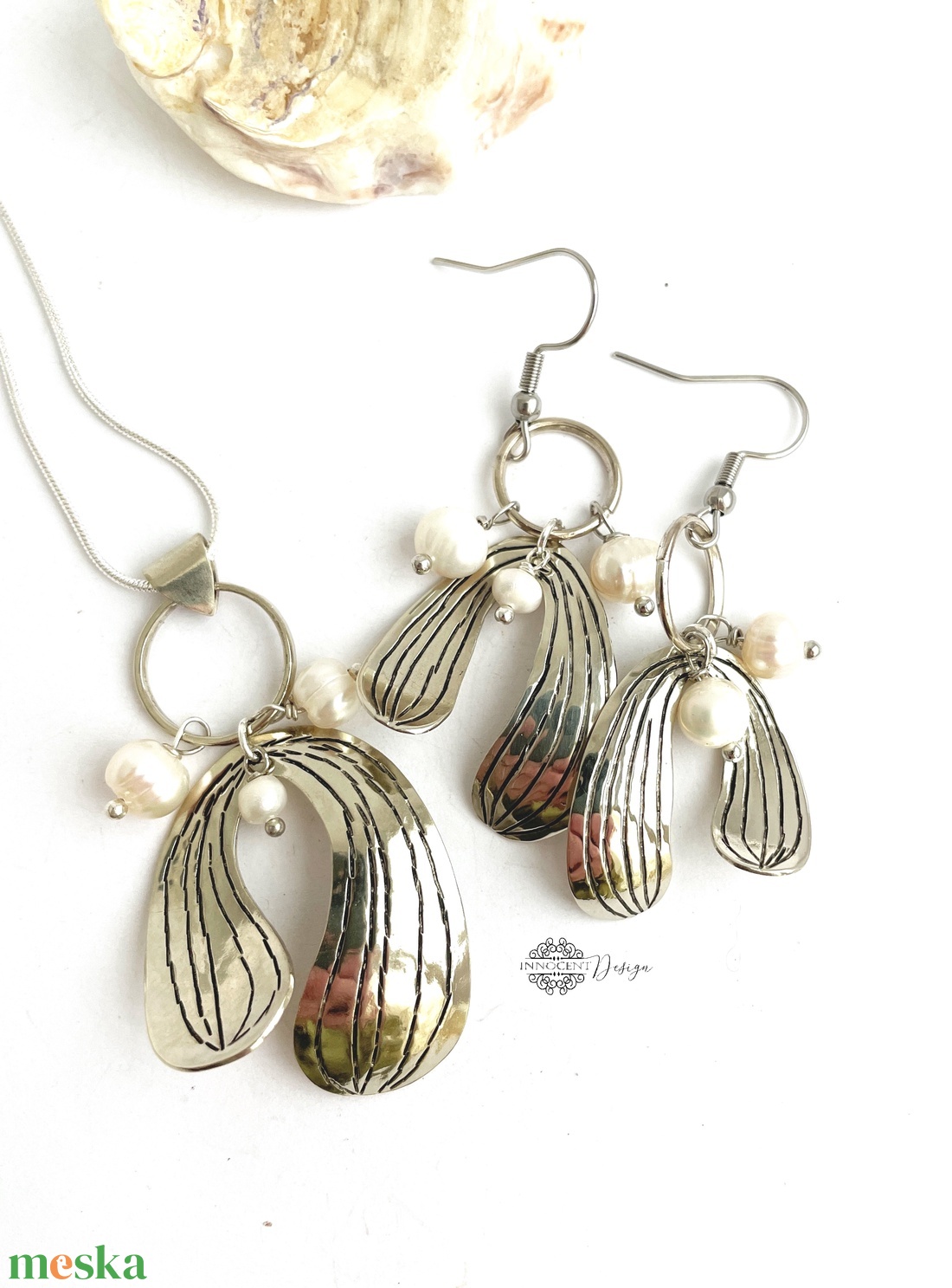 Fine nature - Fagyöngy - alpakka nyaklánc  - ékszer - nyaklánc - hosszú nyaklánc - Meska.hu Fine nature - Fagyöngy - alpakka nyaklánc  - ékszer - nyaklánc - hosszú nyaklánc - Meska.hu