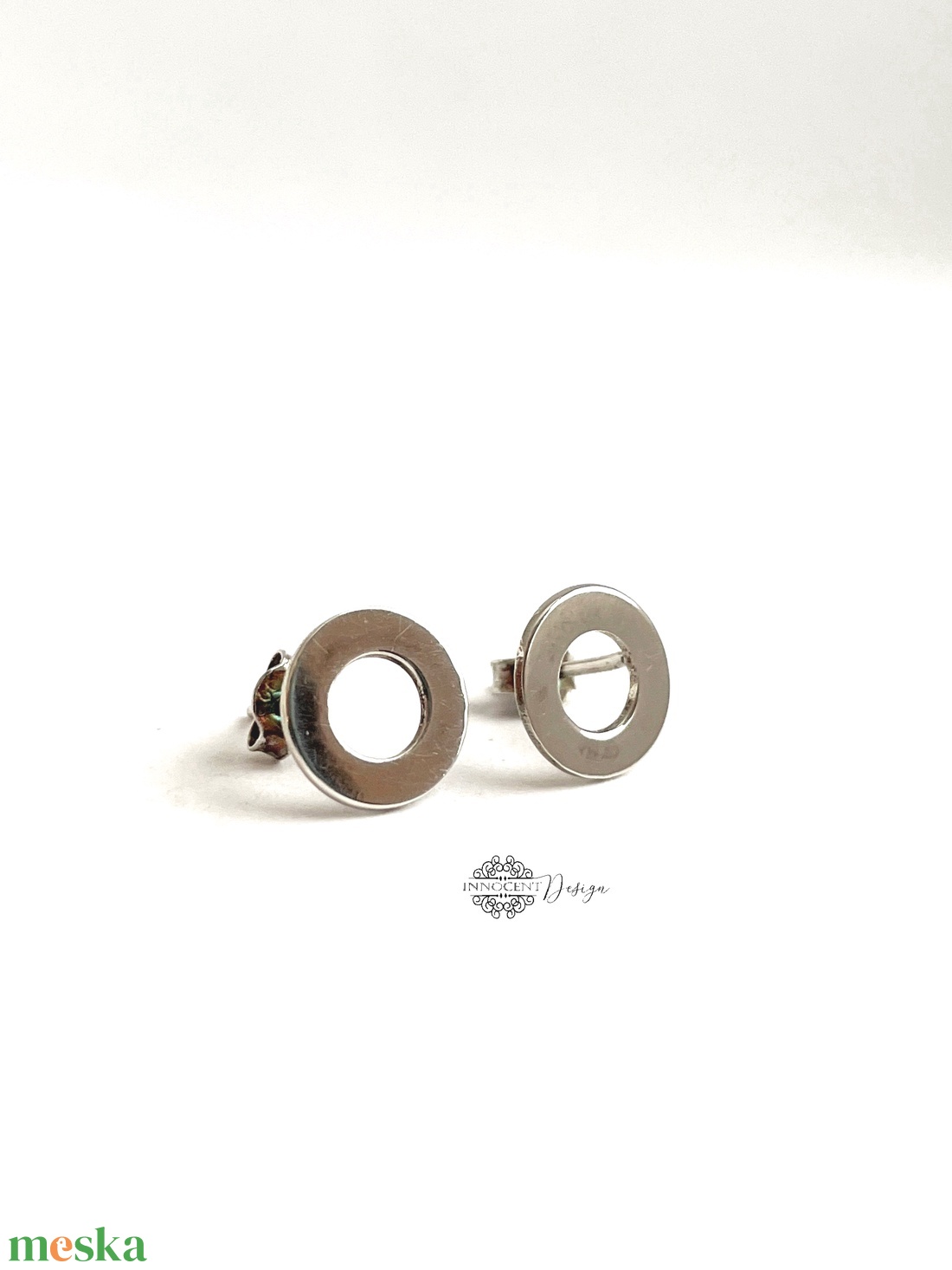 Kör - ezüst pötty fülbevaló - ékszer - fülbevaló - pötty fülbevaló - Meska.hu Kör - ezüst pötty fülbevaló - ékszer - fülbevaló - pötty fülbevaló - Meska.hu