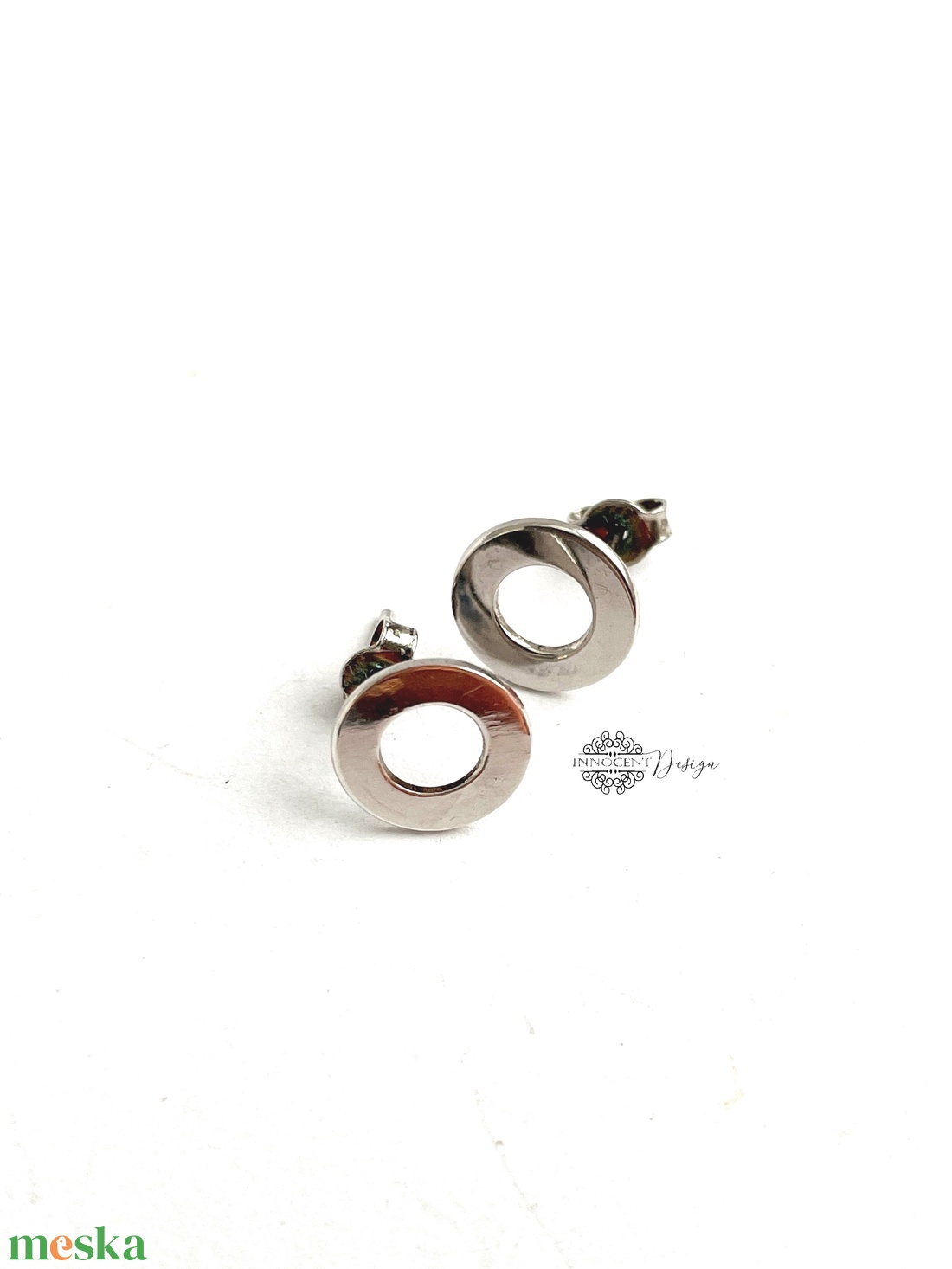 Kör - ezüst pötty fülbevaló - ékszer - fülbevaló - pötty fülbevaló - Meska.hu Kör - ezüst pötty fülbevaló - ékszer - fülbevaló - pötty fülbevaló - Meska.hu