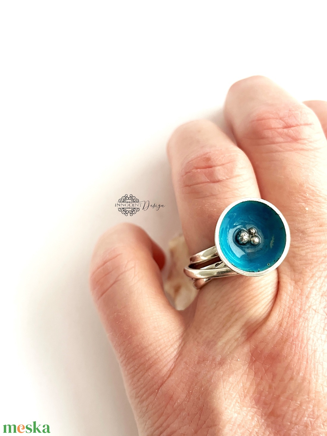 Tükröződés gyűrű - ékszer - gyűrű - statement gyűrű - Meska.hu