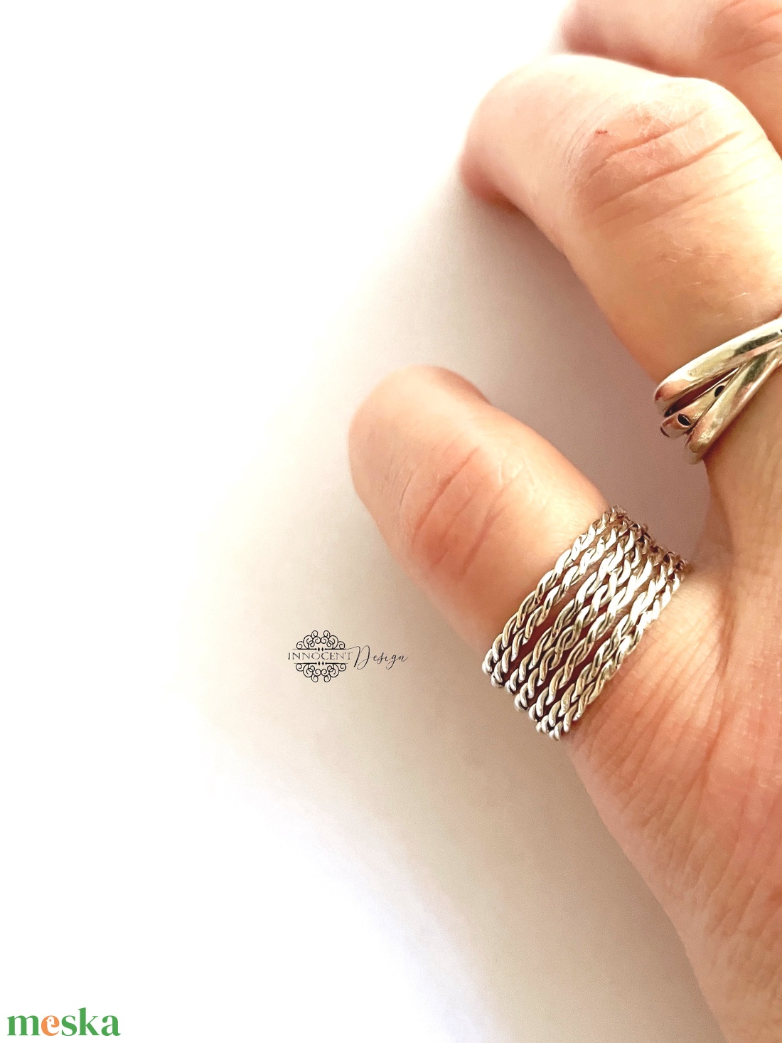 Rakásolható ezüst gyűrűk Tímeának - ékszer - gyűrű - kerek gyűrű - Meska.hu