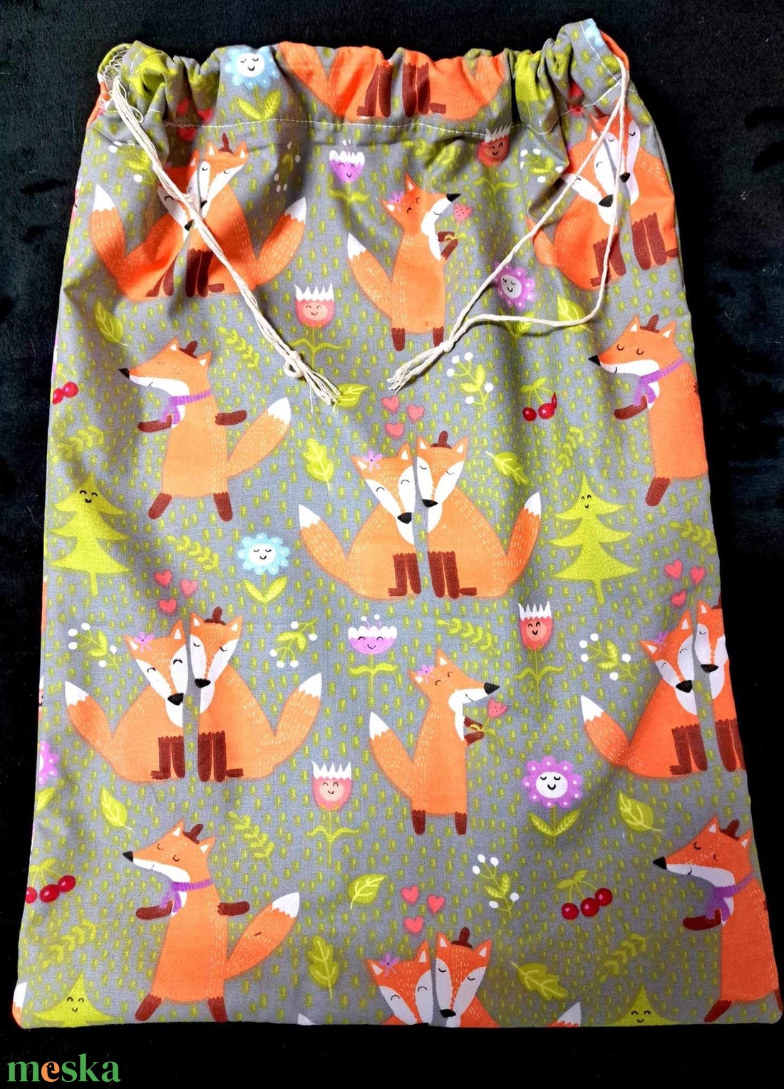 Fenyőfa és róka mintás kenyeres zsák - táska & tok - bevásárlás & shopper táska - kenyeres zsák - Meska.hu Fenyőfa és róka mintás kenyeres zsák - táska & tok - bevásárlás & shopper táska - kenyeres zsák - Meska.hu