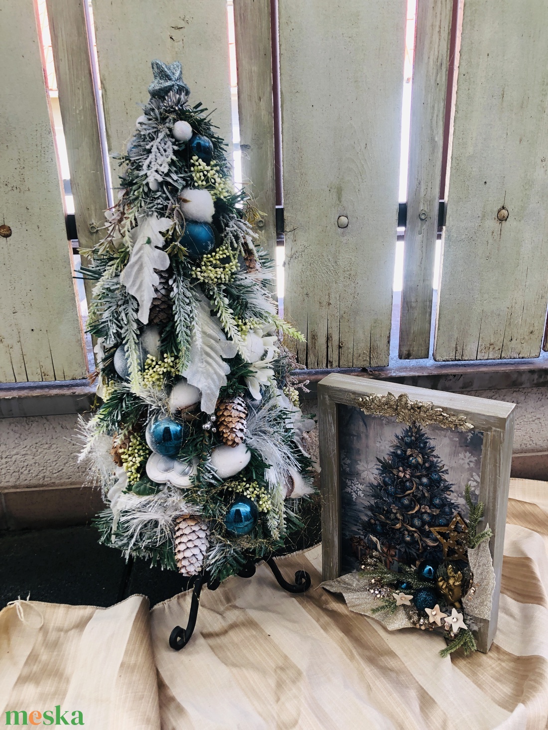 60cm-es karácsonyfa - karácsony - karácsonyi lakásdekoráció - karácsonyfa, grincsfa - Meska.hu