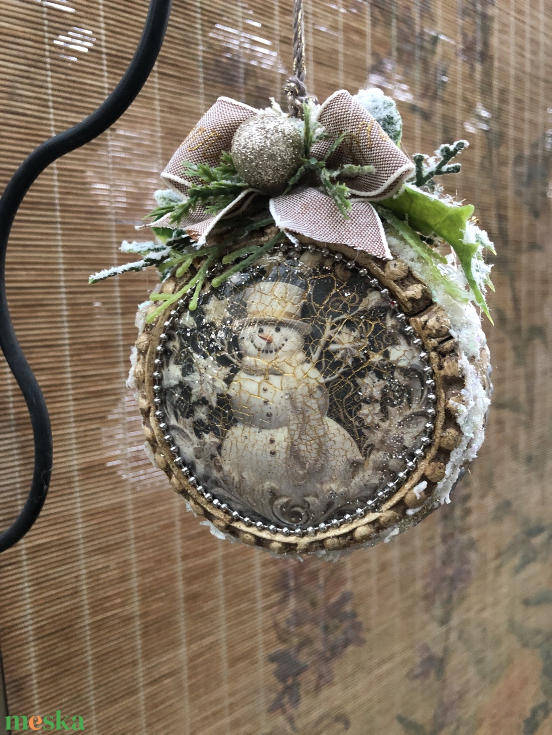 hóemberes karácsonyfadísz  -  - Meska.hu