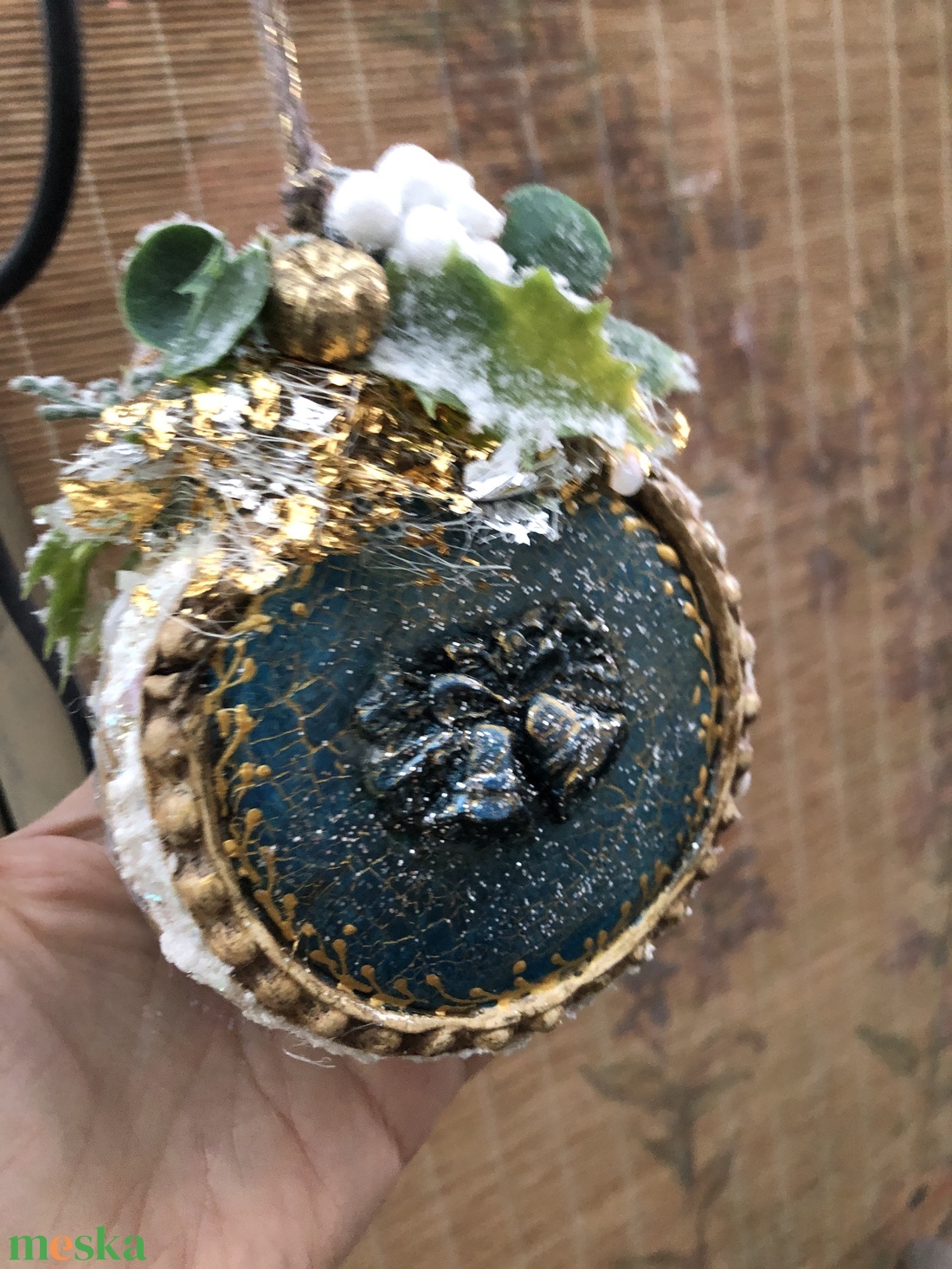 hóemberes karácsonyfadísz  -  - Meska.hu