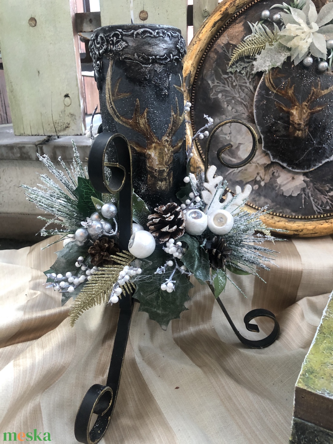 karácsonyi dekoráció  - karácsony - karácsonyi lakásdekoráció - karácsonyi lakásdíszek - Meska.hu