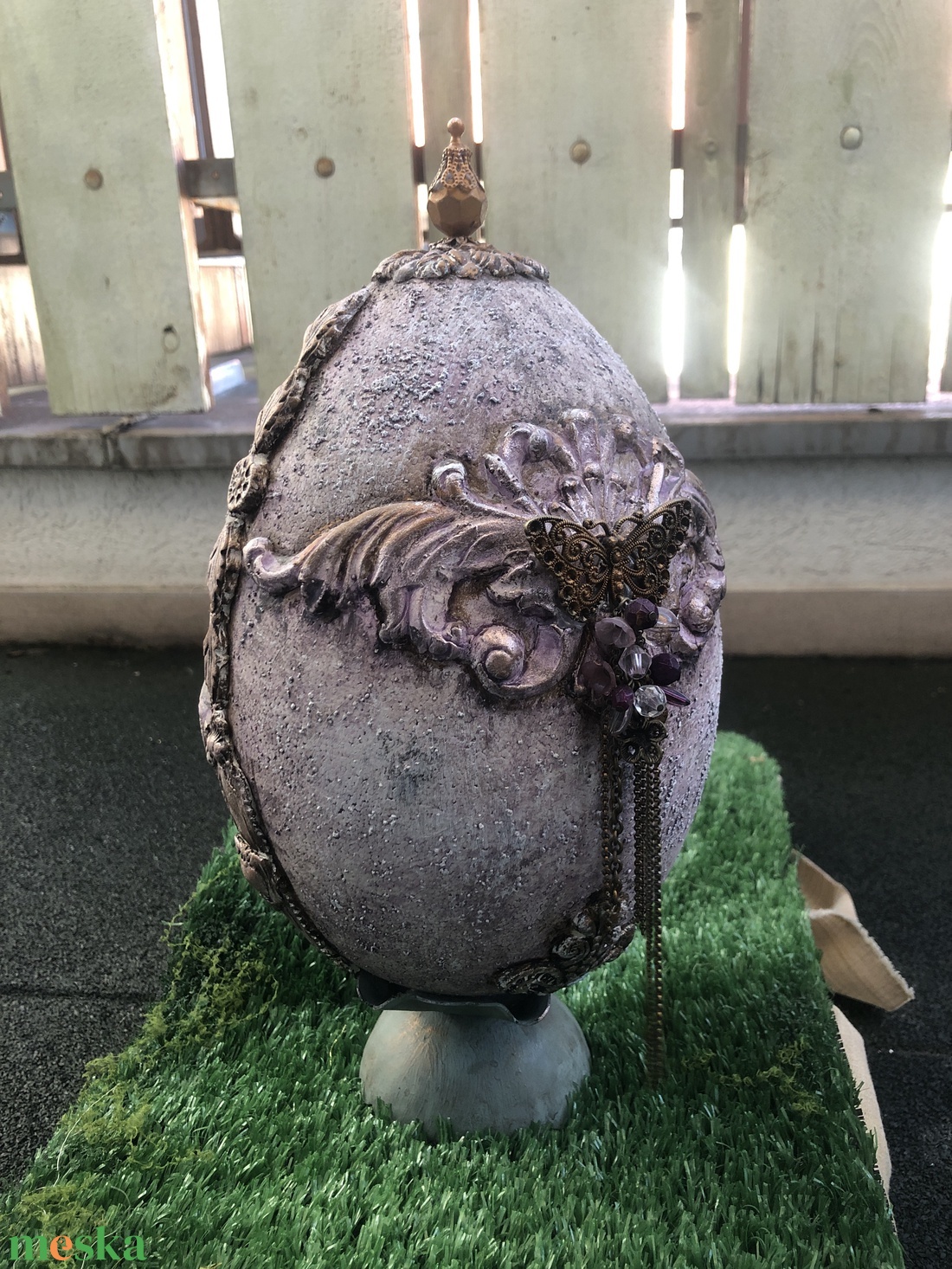 húsvéti tojás dekoráció - ünnepi díszek, dekorációk - húsvéti díszek és dekorációk - húsvéti tojás, hímestojás - Meska.hu