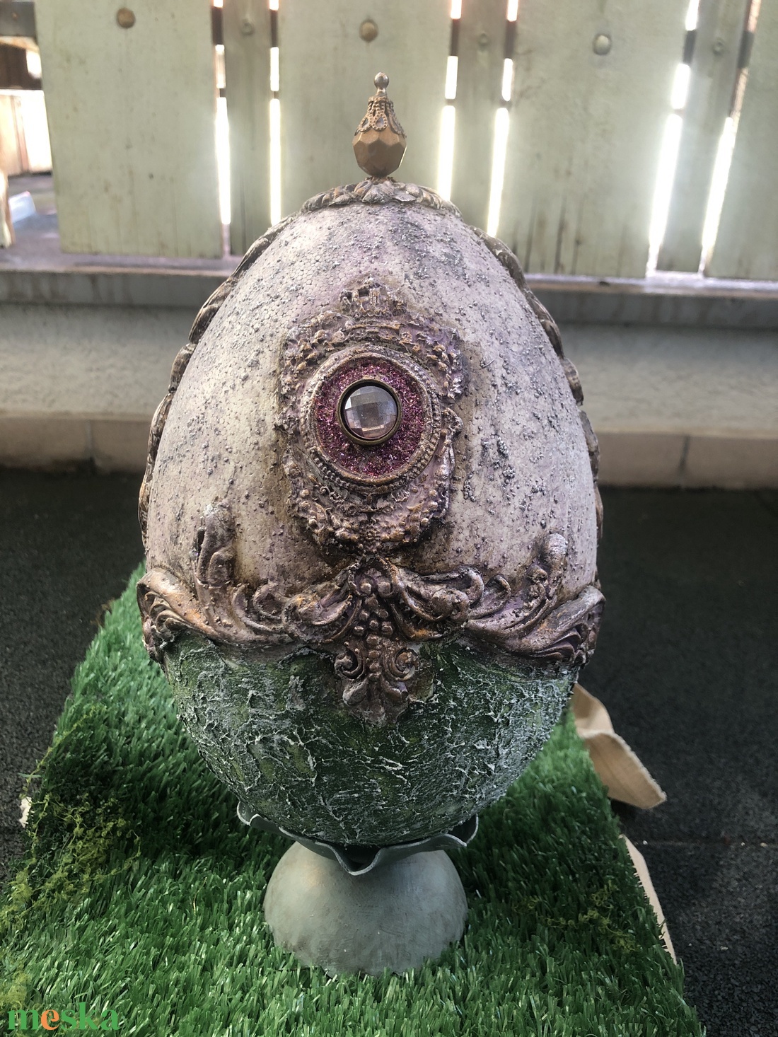 húsvéti tojás dekoráció - ünnepi díszek, dekorációk - húsvéti díszek és dekorációk - húsvéti tojás, hímestojás - Meska.hu