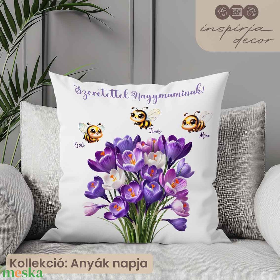 Anyák napja KRÓKUSZ párnahuzat 40x40cm (változtatható grafika) - otthon & életmód - dekoráció - dísztárgy - Meska.hu Anyák napja KRÓKUSZ párnahuzat 40x40cm (változtatható grafika) - otthon & életmód - dekoráció - dísztárgy - Meska.hu