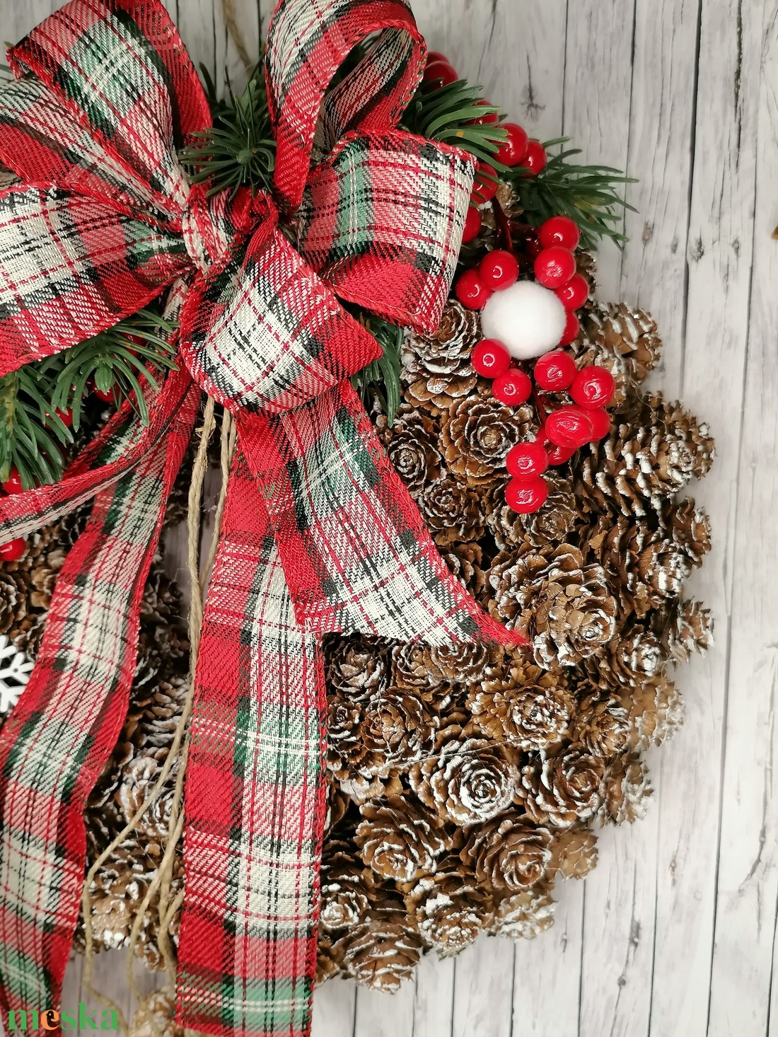 Vörösfenyő koszorú 25 cm - karácsony - adventi díszek - adventi gyertyadíszek és koszorúdíszek - Meska.hu Vörösfenyő koszorú 25 cm - karácsony - adventi díszek - adventi gyertyadíszek és koszorúdíszek - Meska.hu