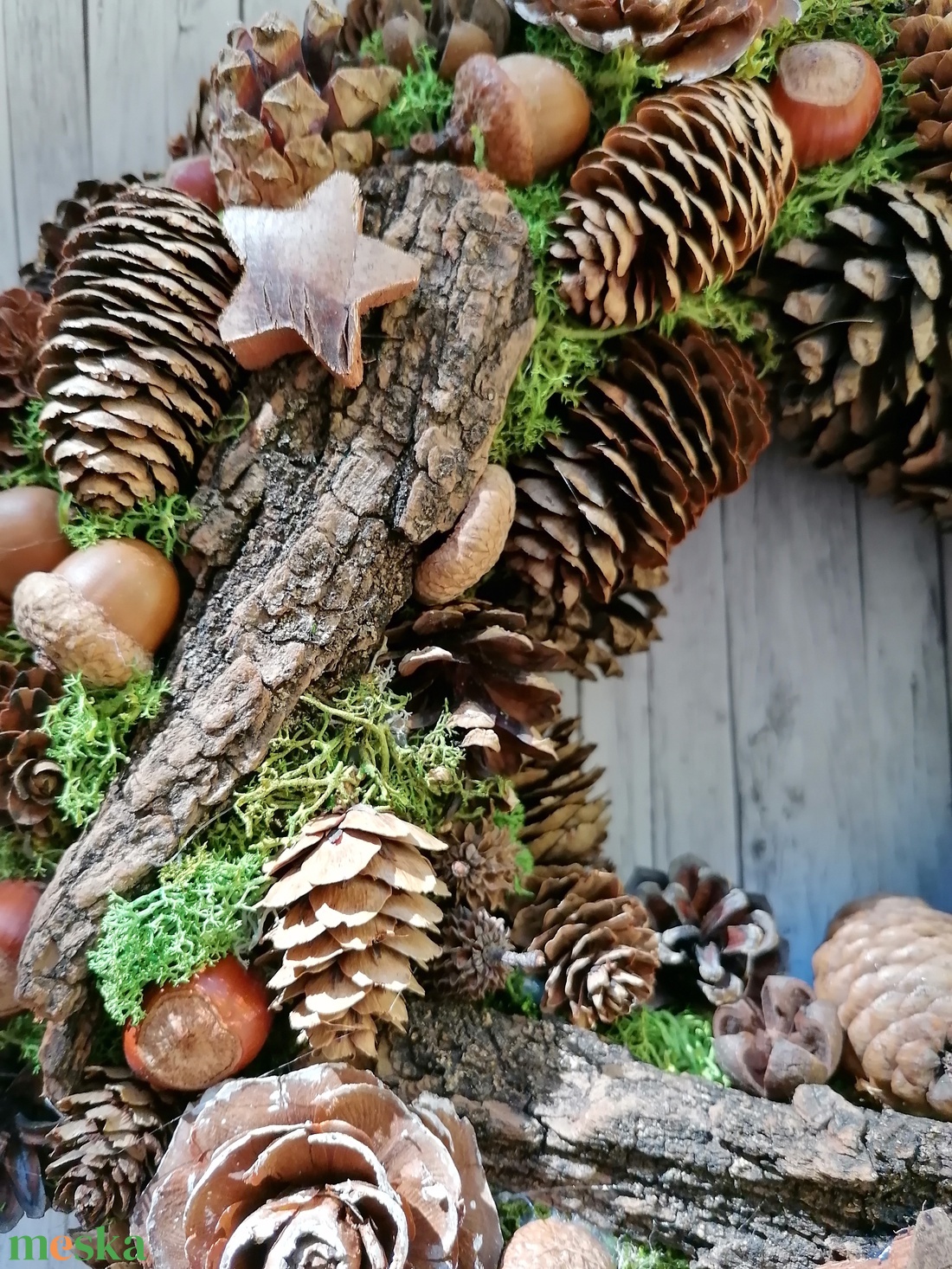 Erdei séta koszorú 33 cm Őszi-Téli - karácsony - adventi díszek - adventi gyertyadíszek és koszorúdíszek - Meska.hu Erdei séta koszorú 33 cm Őszi-Téli - karácsony - adventi díszek - adventi gyertyadíszek és koszorúdíszek - Meska.hu