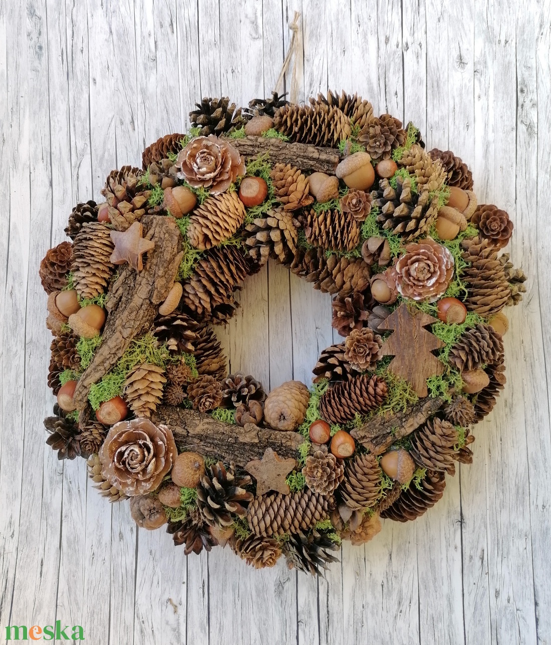 Erdei séta koszorú 33 cm Őszi-Téli - karácsony - adventi díszek - adventi gyertyadíszek és koszorúdíszek - Meska.hu Erdei séta koszorú 33 cm Őszi-Téli - karácsony - adventi díszek - adventi gyertyadíszek és koszorúdíszek - Meska.hu