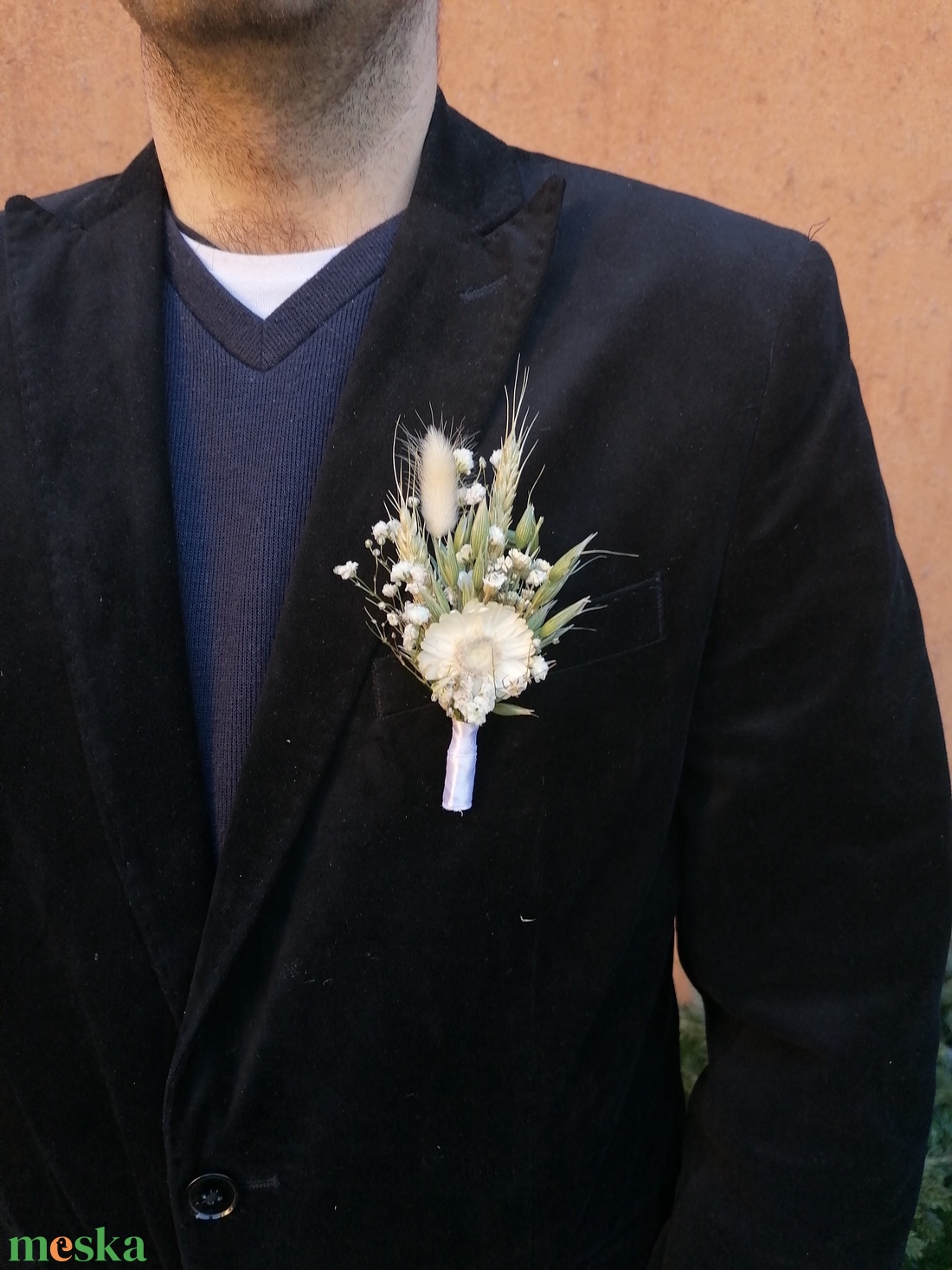 Vőlegény kitűző-esküvői dekorációk - esküvő - kiegészítők - kitűző - Meska.hu