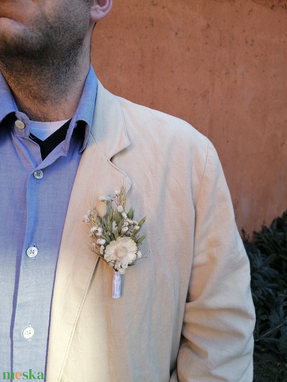 Vőlegény kitűző-esküvői dekorációk - esküvő - kiegészítők - kitűző - Meska.hu