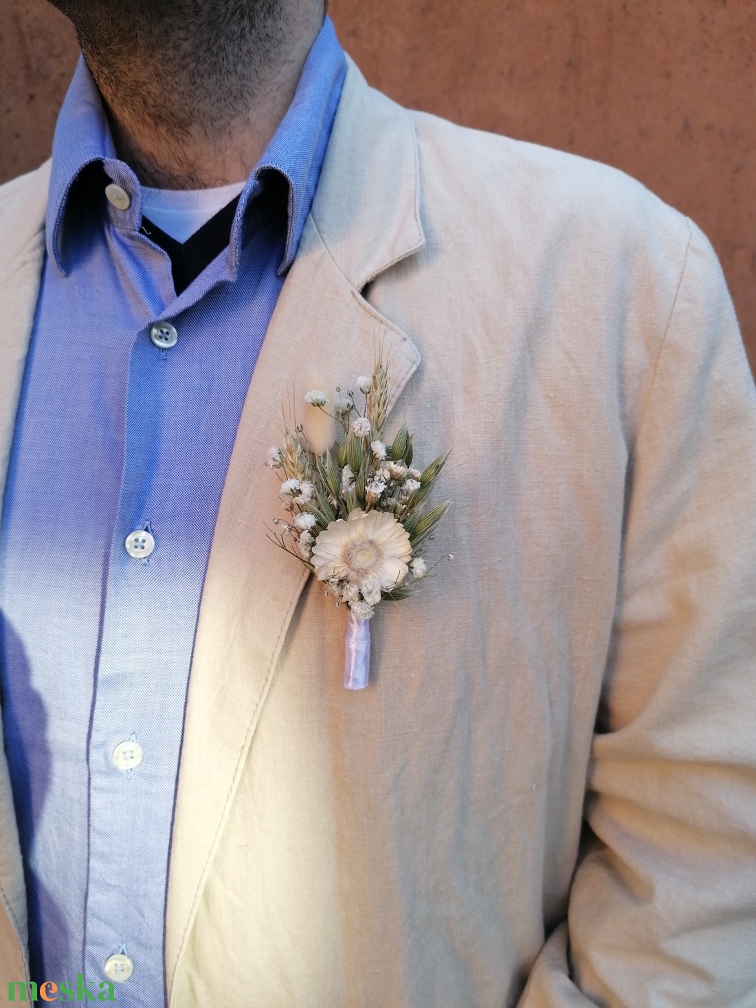 Vőlegény kitűző-esküvői dekorációk - esküvő - kiegészítők - kitűző - Meska.hu