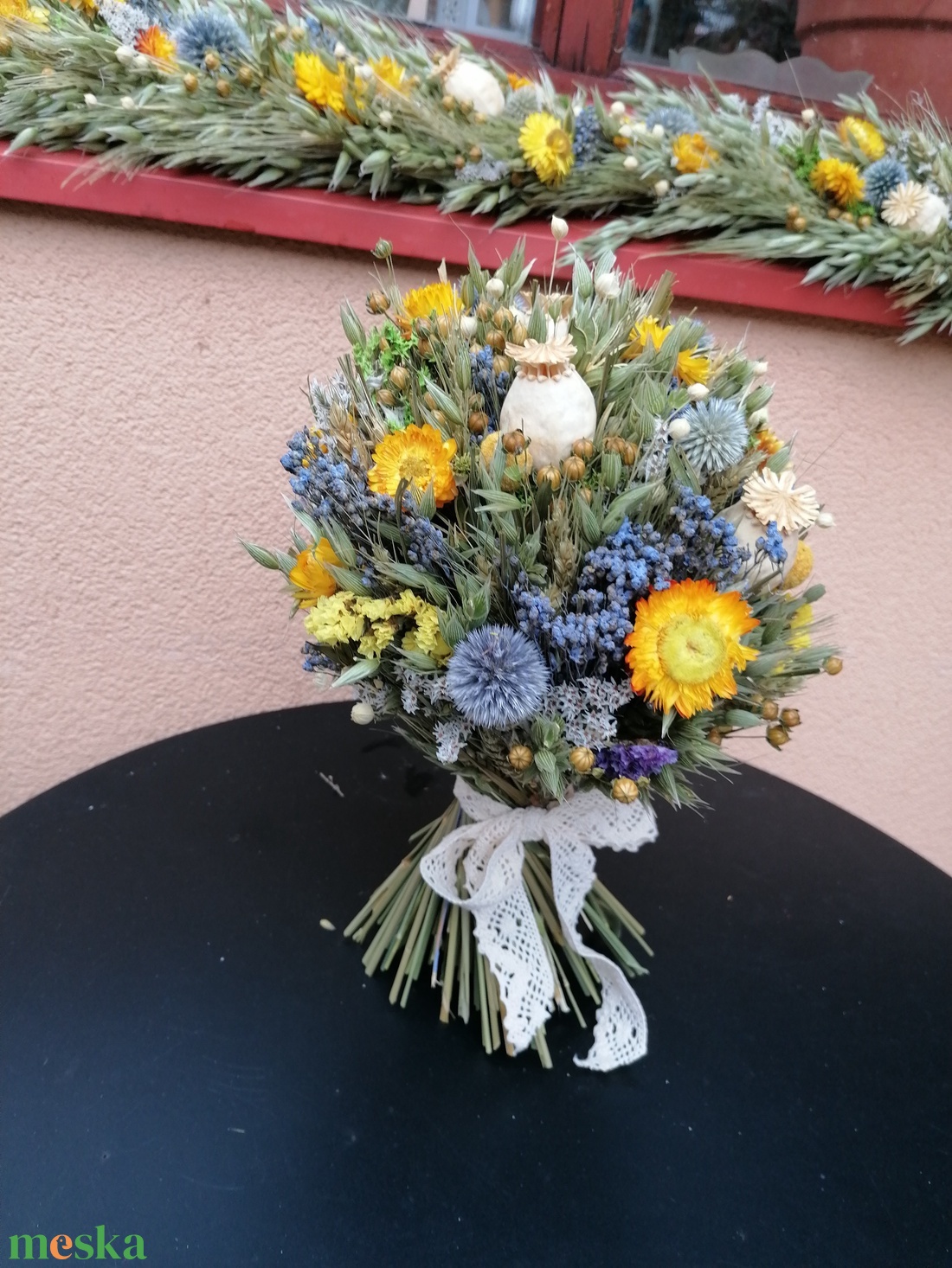 Mákvirág csokor  - otthon & életmód - virágdekoráció - virágok - virágcsokor - Meska.hu