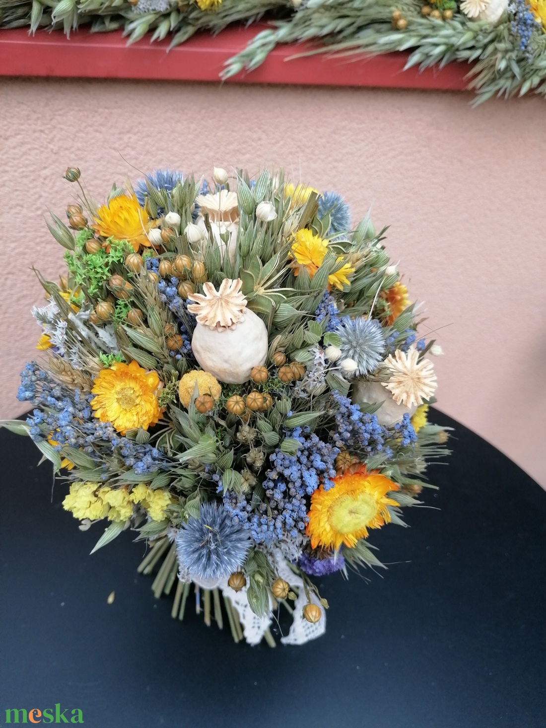 Mákvirág csokor  - otthon & életmód - virágdekoráció - virágok - virágcsokor - Meska.hu