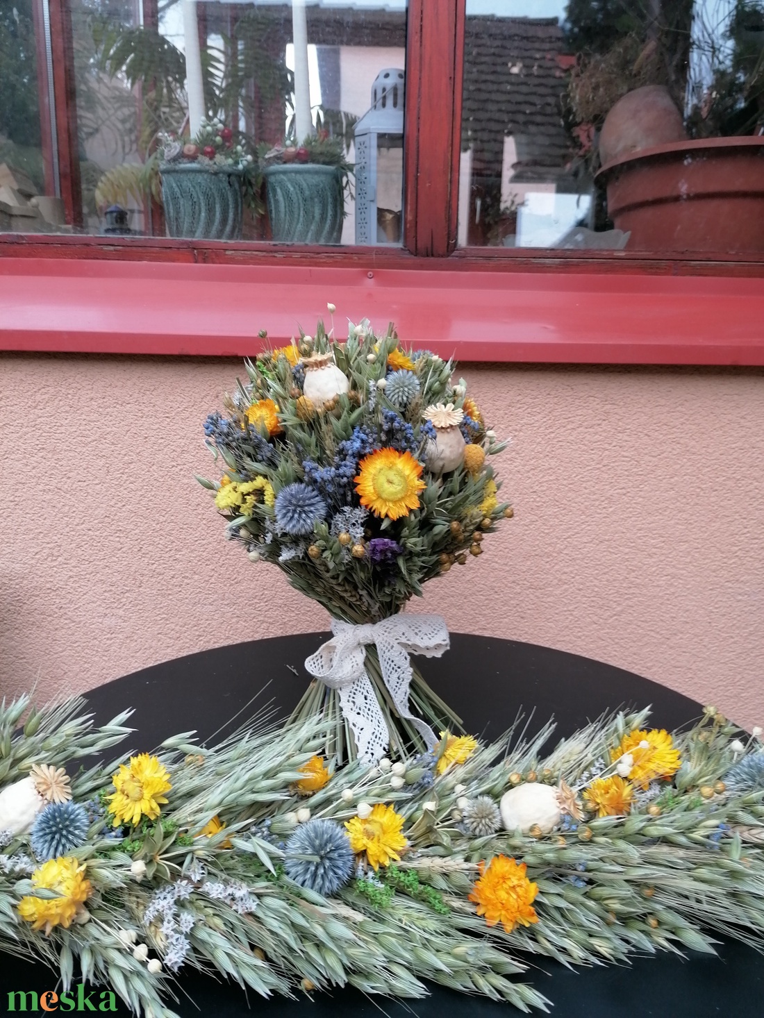 Mákvirág csokor  - otthon & életmód - virágdekoráció - virágok - virágcsokor - Meska.hu