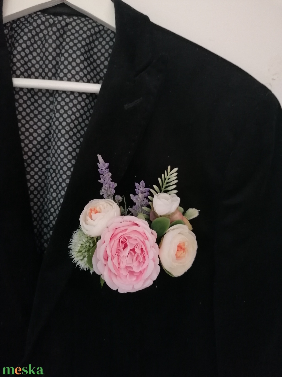 ZsebesVőlegény kitűző - esküvő - kiegészítők - kitűző - Meska.hu