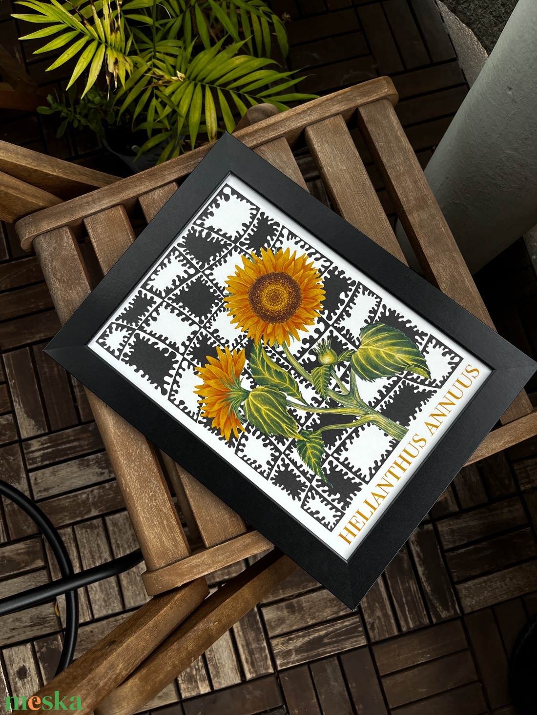 Helianthus annuus print - művészet - grafika & illusztráció - művészi nyomat - Meska.hu Helianthus annuus print - művészet - grafika & illusztráció - művészi nyomat - Meska.hu