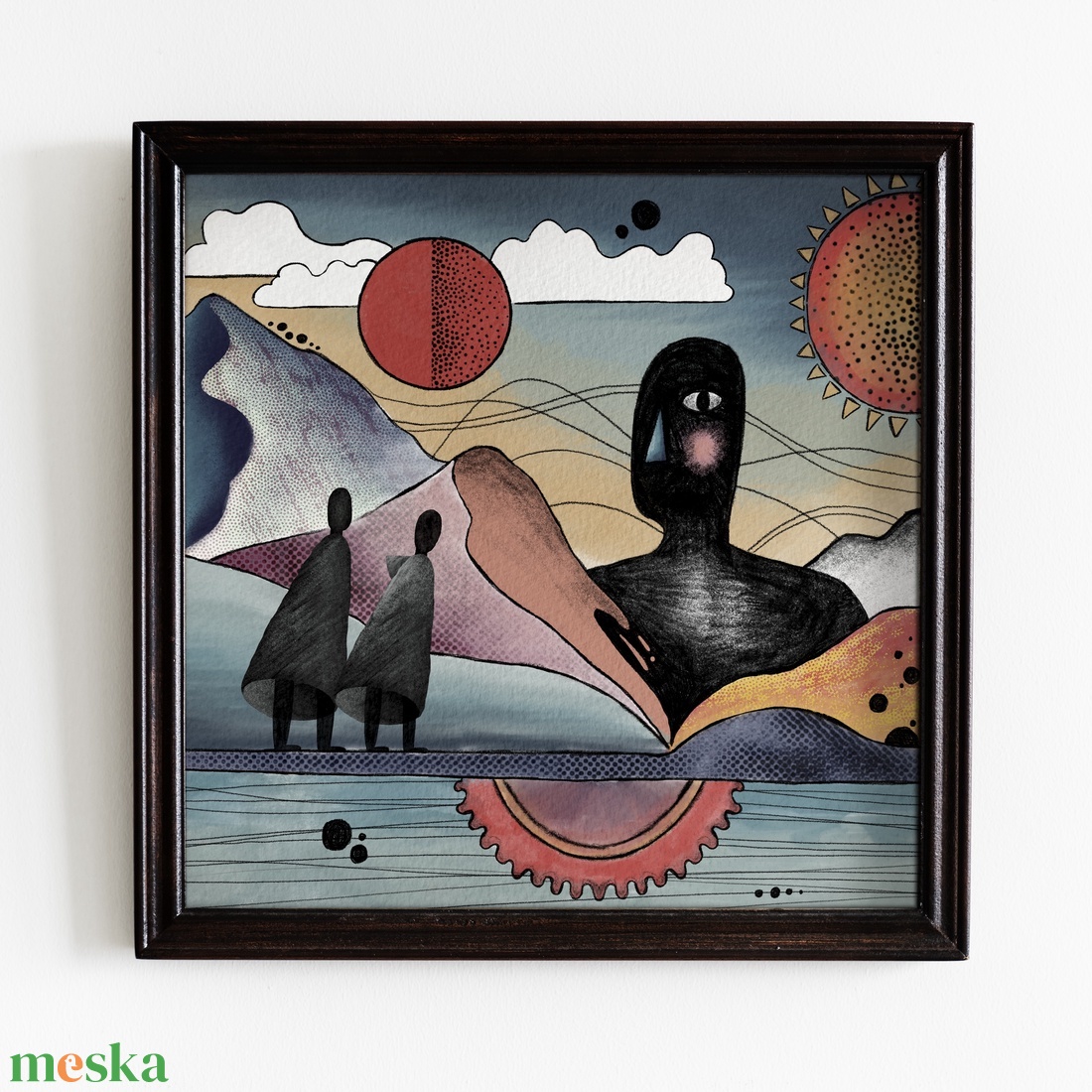 Utazók print - művészet - grafika & illusztráció - művészi nyomat - Meska.hu Utazók print - művészet - grafika & illusztráció - művészi nyomat - Meska.hu