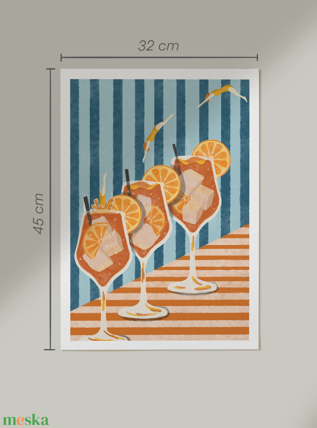Fenékig! print  - művészet - grafika & illusztráció - művészi nyomat - Meska.hu
