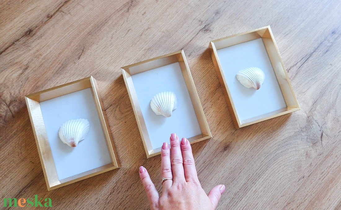 3D kagylós kép, arany szín - otthon & életmód - dekoráció - kép & falikép - 3d képek - Meska.hu 3D kagylós kép, arany szín - otthon & életmód - dekoráció - kép & falikép - 3d képek - Meska.hu