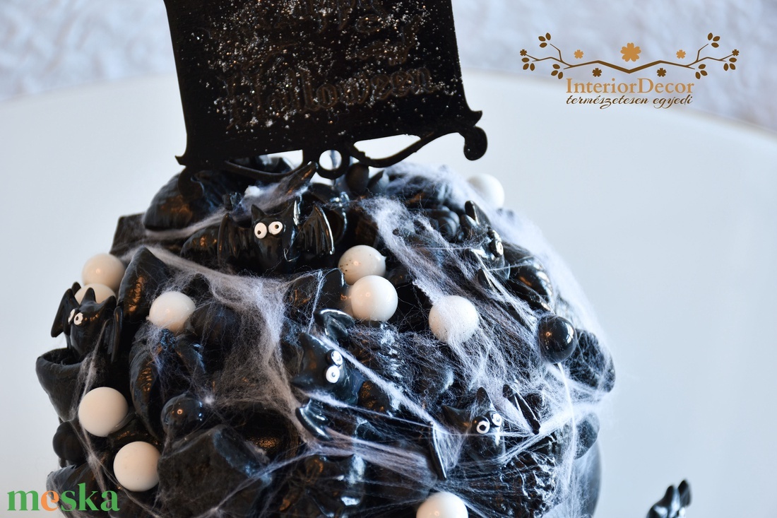 Denevéres halloweeni tök - otthon & életmód - dekoráció - asztal és polc dekoráció - asztaldísz - Meska.hu Denevéres halloweeni tök - otthon & életmód - dekoráció - asztal és polc dekoráció - asztaldísz - Meska.hu