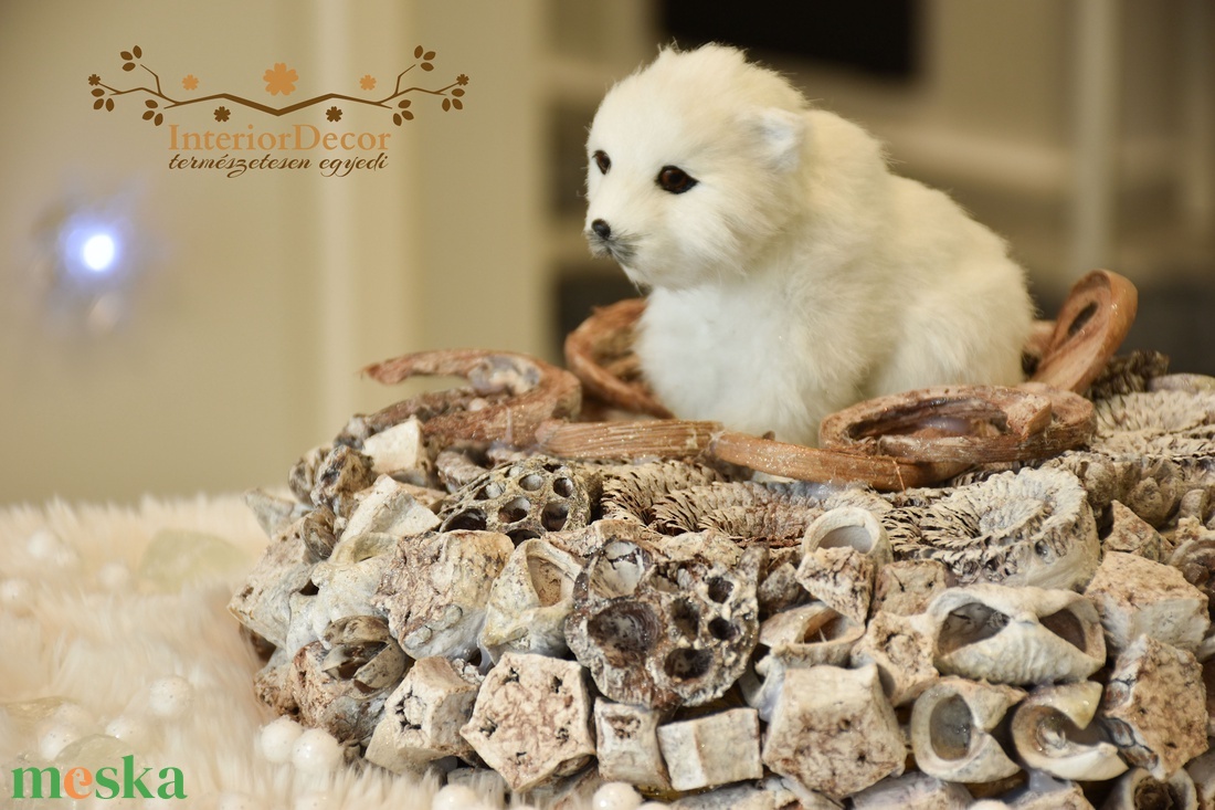 Jegesmedvés asztali koszorú - otthon & életmód - dekoráció - asztal és polc dekoráció - asztaldísz - Meska.hu