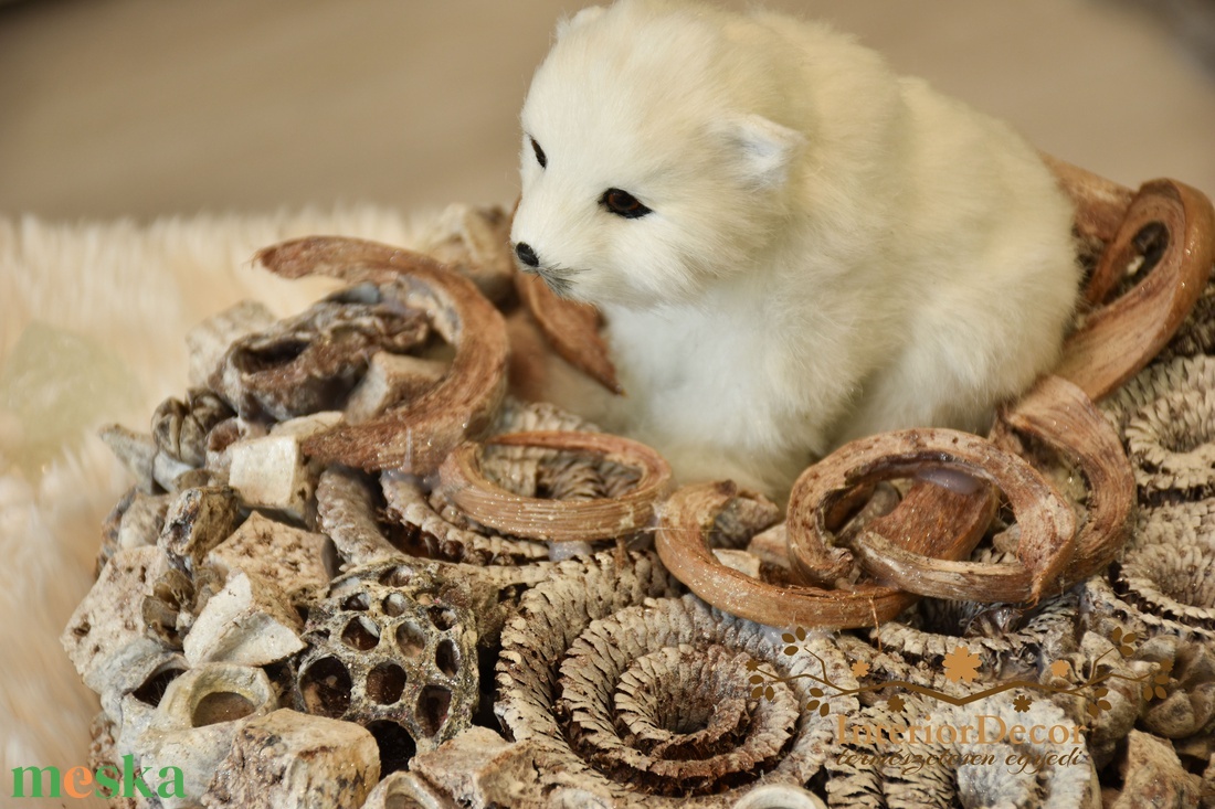 Jegesmedvés asztali koszorú - otthon & életmód - dekoráció - asztal és polc dekoráció - asztaldísz - Meska.hu