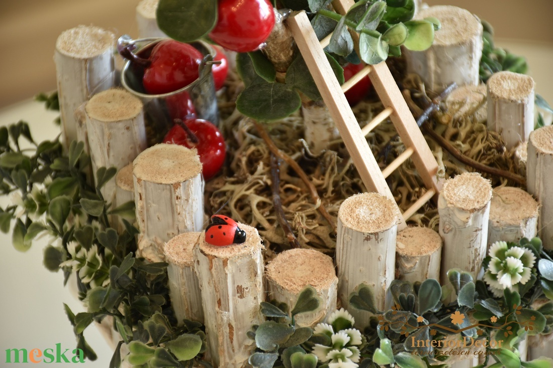 Én kertem almafa asztali dísz - otthon & életmód - virágdekoráció - virágdíszek - asztali virágdísz - Meska.hu