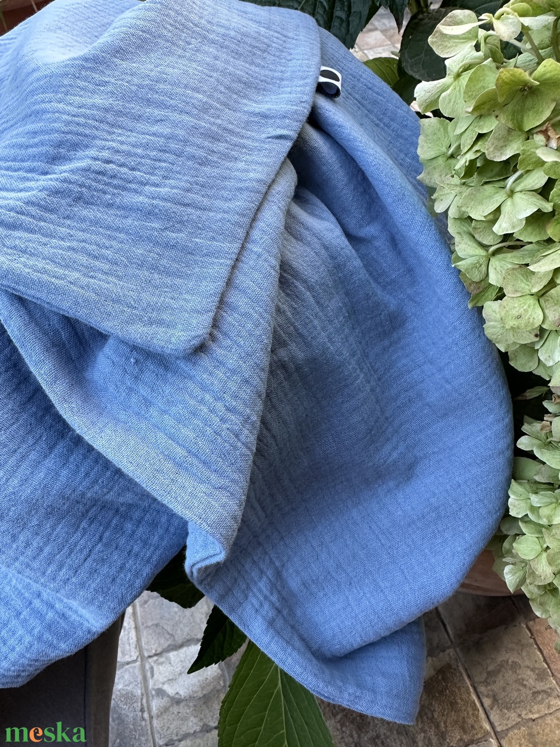 Duplagéz babatakaró - farmerkék - otthon & életmód - babaszoba, gyerekszoba - Meska.hu