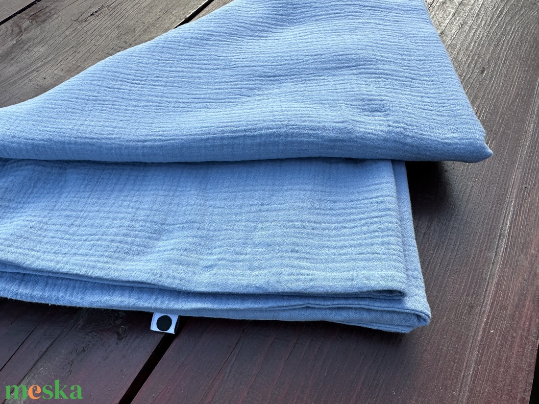 Duplagéz babatakaró - farmerkék - otthon & életmód - babaszoba, gyerekszoba - Meska.hu