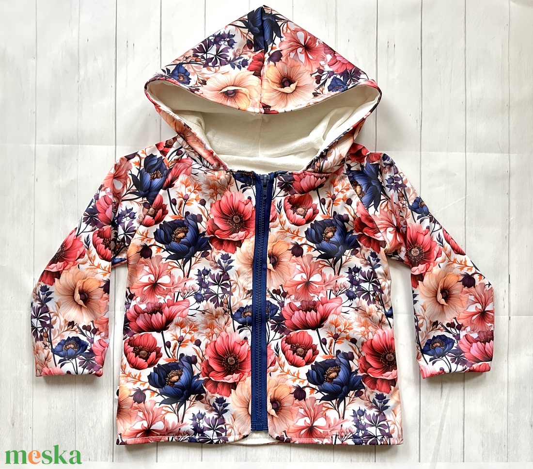 Tavaszi softshell gyermek kabát - 92 - ruha & divat - babaruha & gyerekruha - gyerek kabát, dzseki - Meska.hu