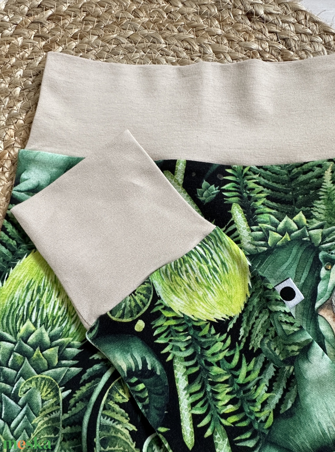 Popókörös, hordozós nadrág 74-80 - dínól - ruha & divat - gyerekruha - nadrág - Meska.hu