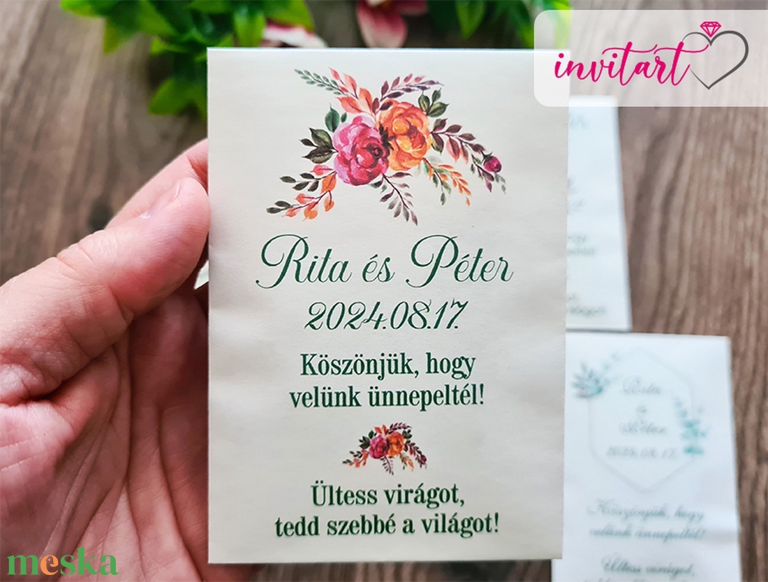 Virágmag köszönetajándék / köszönőajándék fehér tasakban - esküvő - emlék & ajándék - köszönőajándék - Meska.hu Virágmag köszönetajándék / köszönőajándék fehér tasakban - esküvő - emlék & ajándék - köszönőajándék - Meska.hu