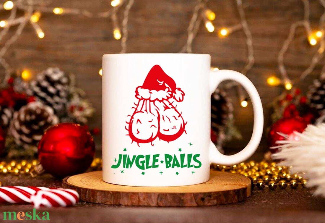 Jingle balls bögre - otthon & életmód - konyhafelszerelés, tálalás - tálalás - bögre & csésze - Meska.hu Jingle balls bögre - otthon & életmód - konyhafelszerelés, tálalás - tálalás - bögre & csésze - Meska.hu