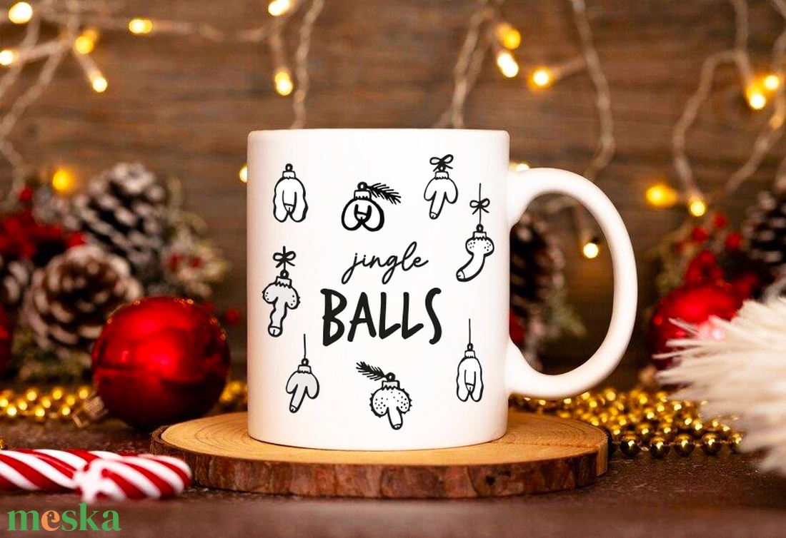Jingle balls bögre - otthon & életmód - konyhafelszerelés, tálalás - tálalás - bögre & csésze - Meska.hu Jingle balls bögre - otthon & életmód - konyhafelszerelés, tálalás - tálalás - bögre & csésze - Meska.hu