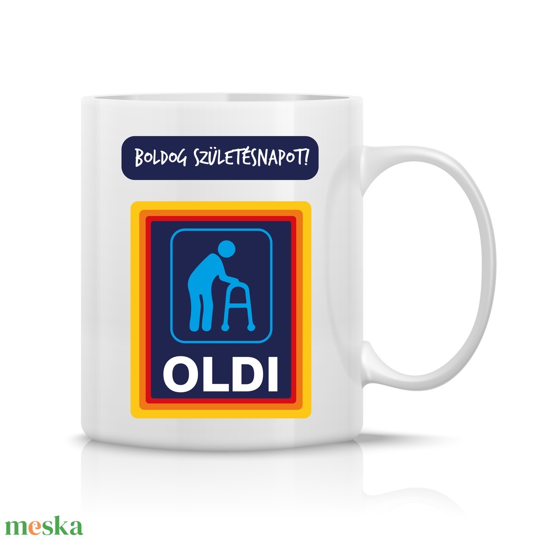 Oldi férfi bögre - otthon & életmód - konyhafelszerelés, tálalás - tálalás - bögre & csésze - Meska.hu