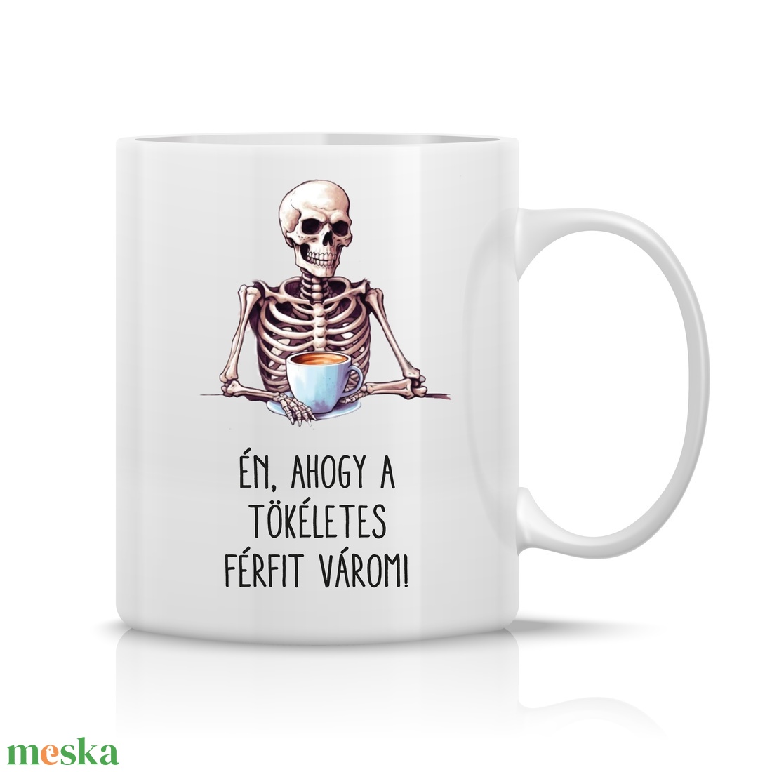 Én, ahogy a tökéletes nőt/férfit várom - bögre akciós termékkép 1