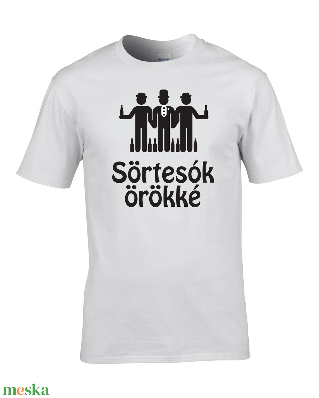 Sörtesók örökké legénybúcsús póló akciós termékkép 1