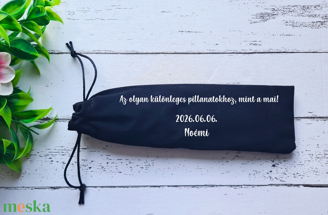 Gravírozott evőeszköz készlet Anyának � szülőköszöntő ajándék bársony ajándéktasakban, egyedi üzenettel - esküvő - emlék & ajándék - szülőköszöntő ajándék - Meska.hu