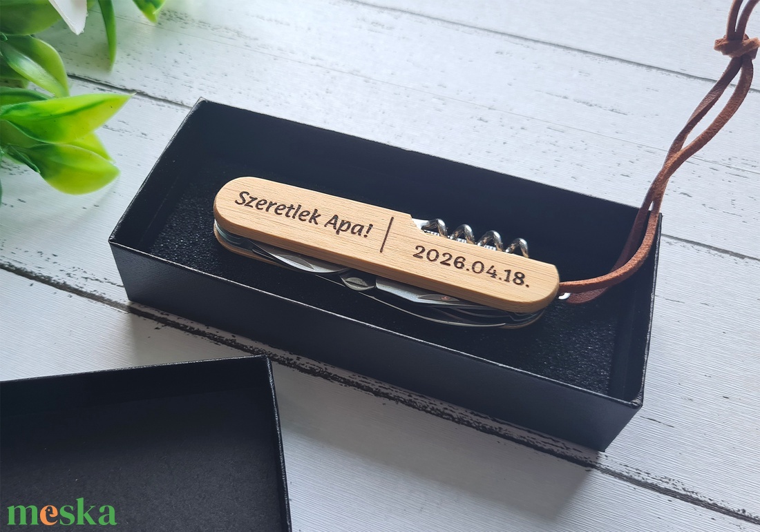 Gravírozott multifunkciós szerszám ajándék � szülőköszöntő, tanúfelkérő vagy apák napi, szülinapi ajándék - esküvő - emlék & ajándék - szülőköszöntő ajándék - Meska.hu