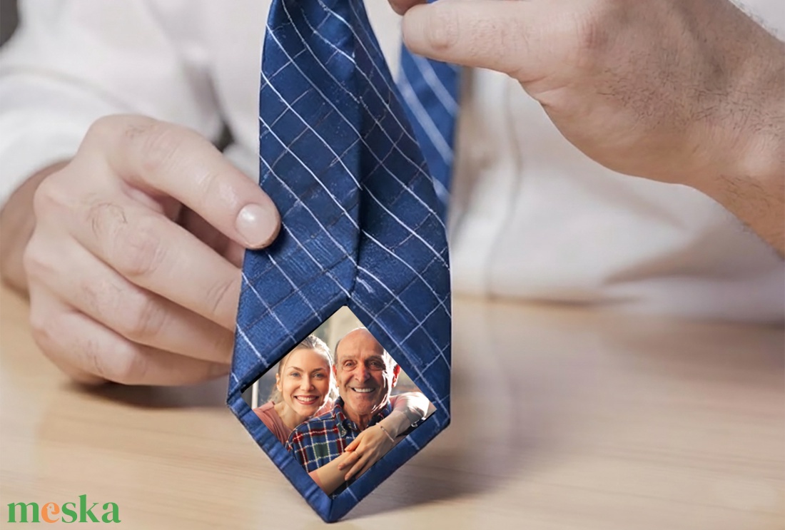 Fényképes nyakkendő betét/patch � Vasalható, egyedi fotós patch nyakkendőhöz, Személyre szabott ajándék férfiaknak - esküvő - emlék & ajándék - szülőköszöntő ajándék - Meska.hu