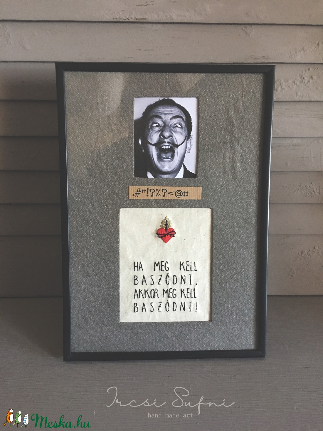 Hímzett kép / Torrente idézettel -  - Meska.hu