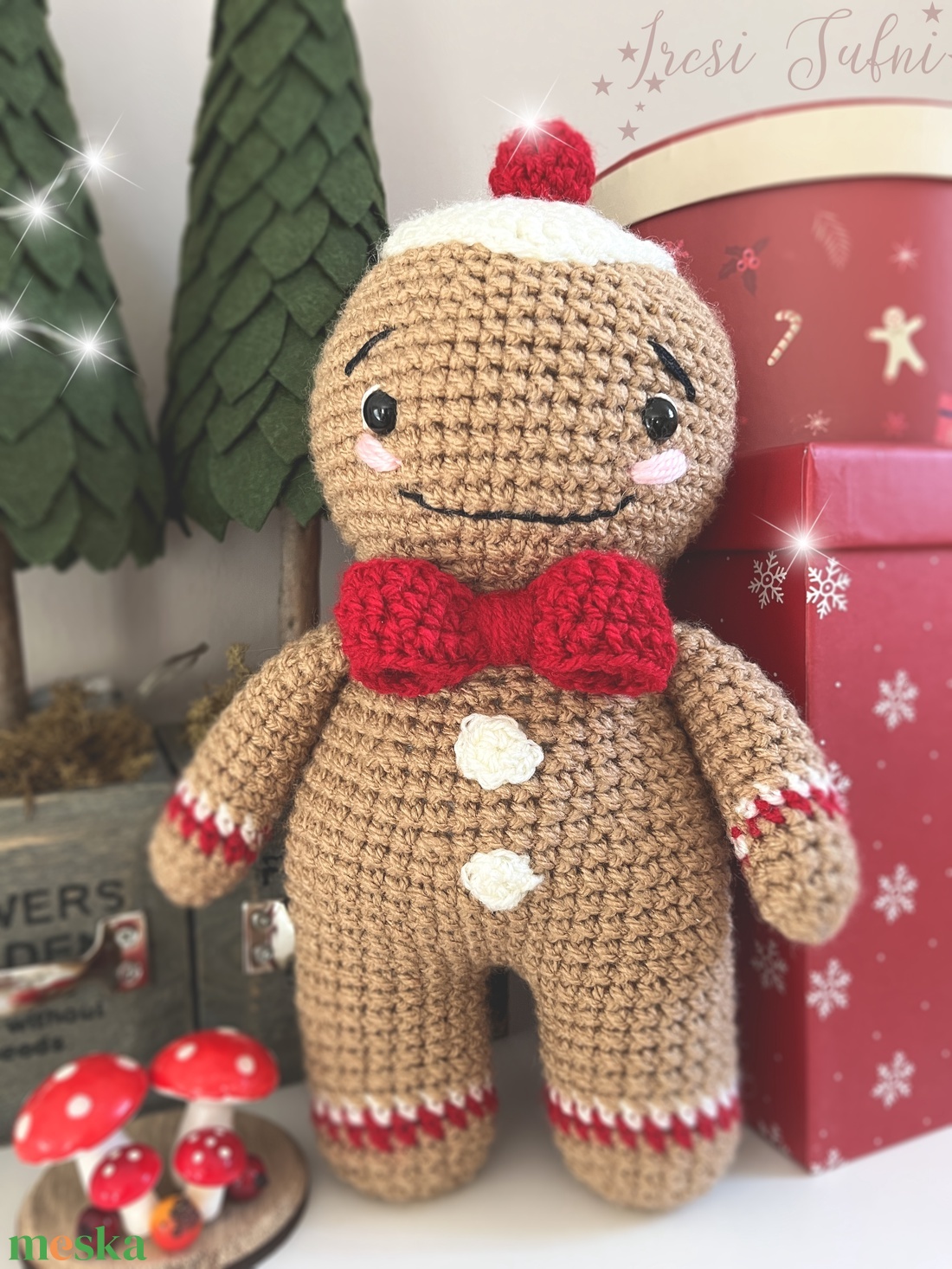 Mézi a huncut mézeskalács / horgolt - amigurumi - játék & sport - baba & babaház - baba - Meska.hu Mézi a huncut mézeskalács / horgolt - amigurumi - játék & sport - baba & babaház - baba - Meska.hu