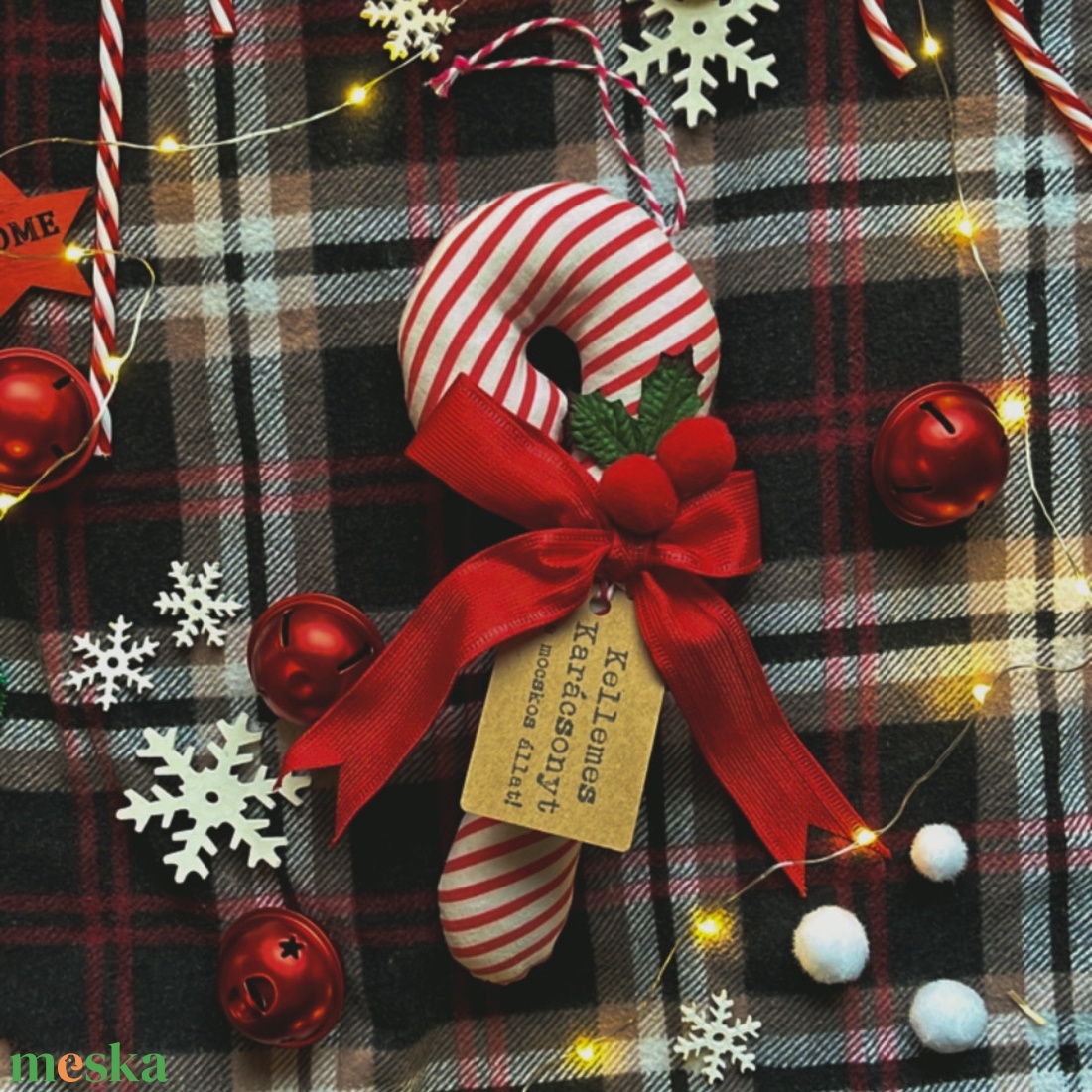 Nagy méretű textil cukorpálca, nyalóka - karácsony - karácsonyi lakásdekoráció - karácsonyi ajtódíszek - Meska.hu Nagy méretű textil cukorpálca, nyalóka - karácsony - karácsonyi lakásdekoráció - karácsonyi ajtódíszek - Meska.hu