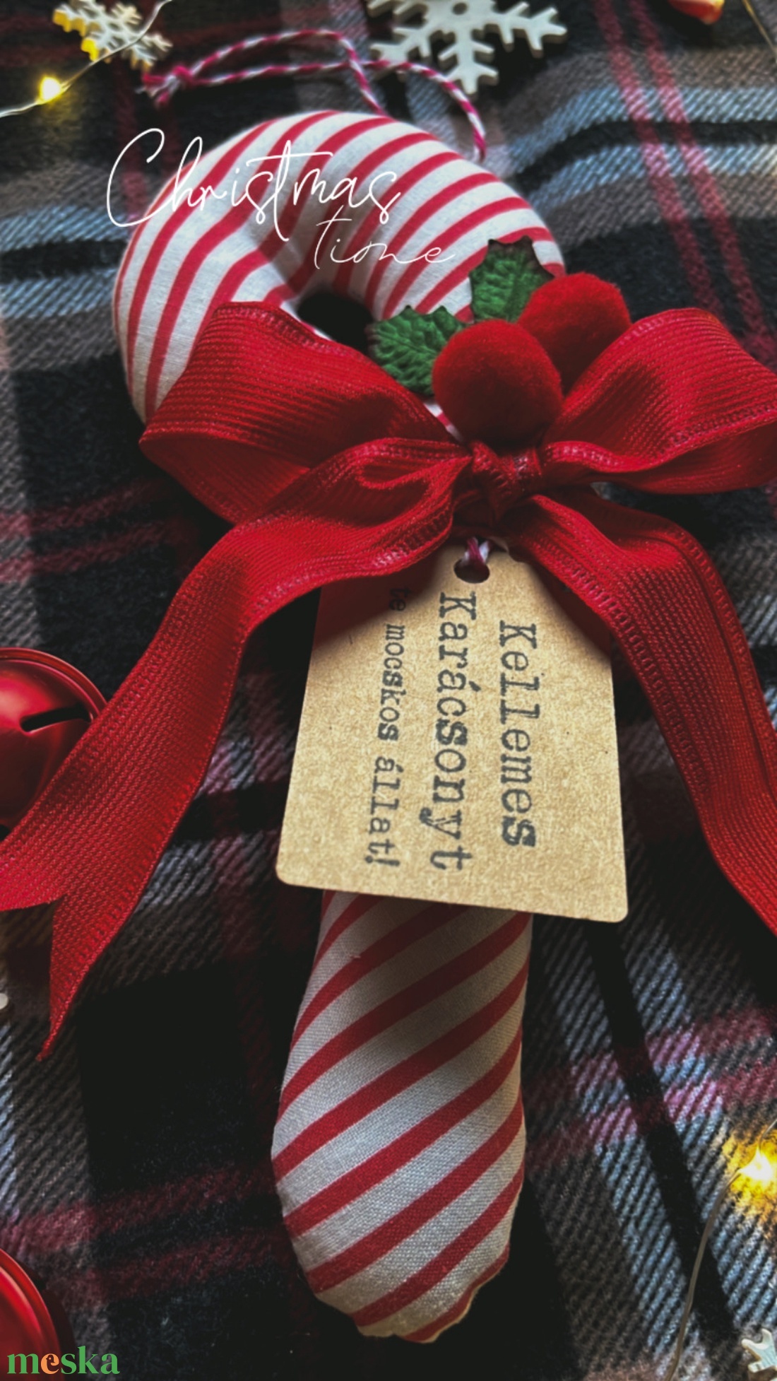 Nagy méretű textil cukorpálca, nyalóka - karácsony - karácsonyi lakásdekoráció - karácsonyi ajtódíszek - Meska.hu Nagy méretű textil cukorpálca, nyalóka - karácsony - karácsonyi lakásdekoráció - karácsonyi ajtódíszek - Meska.hu