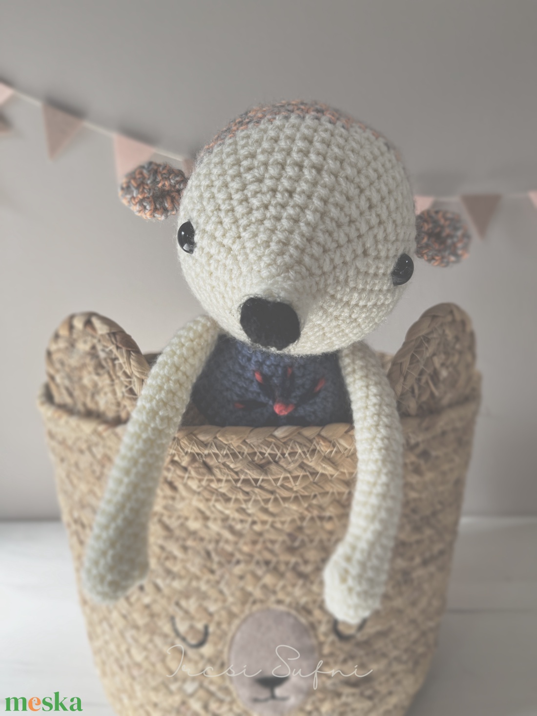 Tádé / horgolt - amigurumi figura - játék & sport - plüssállat & játékfigura - egér - Meska.hu Tádé / horgolt - amigurumi figura - játék & sport - plüssállat & játékfigura - egér - Meska.hu